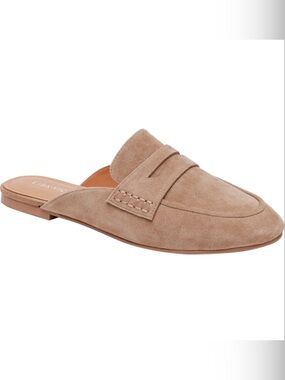 Lisa Vicky Suede Mule in Camel, size 13